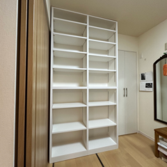 効率よく希望にあう二つの収納棚