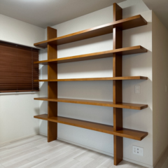 お客様のスケッチから設計したダイニングシェルフ